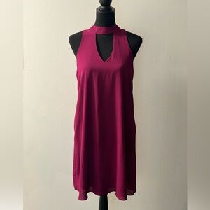 High neck dress